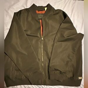 Levi’s light bomber jacket.